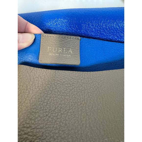 Furla Minerva Handbag Crossbody Convertible - taupe with dust bag - Picture 9 of 11